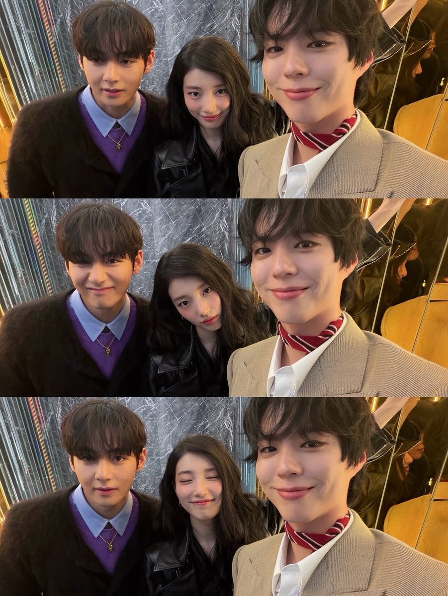 shuzkay's tweet image. CELINE’s royalty trio TAEGUMZY via Park Bogum’s instagram update !!!