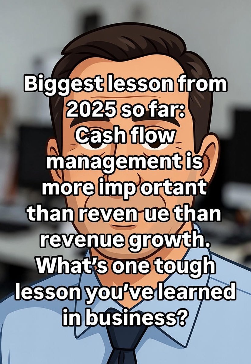 DR_CRYPTOSEEKER's tweet photo. The most important thing I’ve learned in #CRYPTO This 2025 so far:  

Managing your cash flow — making sure money is coming in and you can pay your bills on time — matters way more than just trying to make more sales.

What’s one hard lesson you’ve learned in business? https://t.co/zgKcizW27y