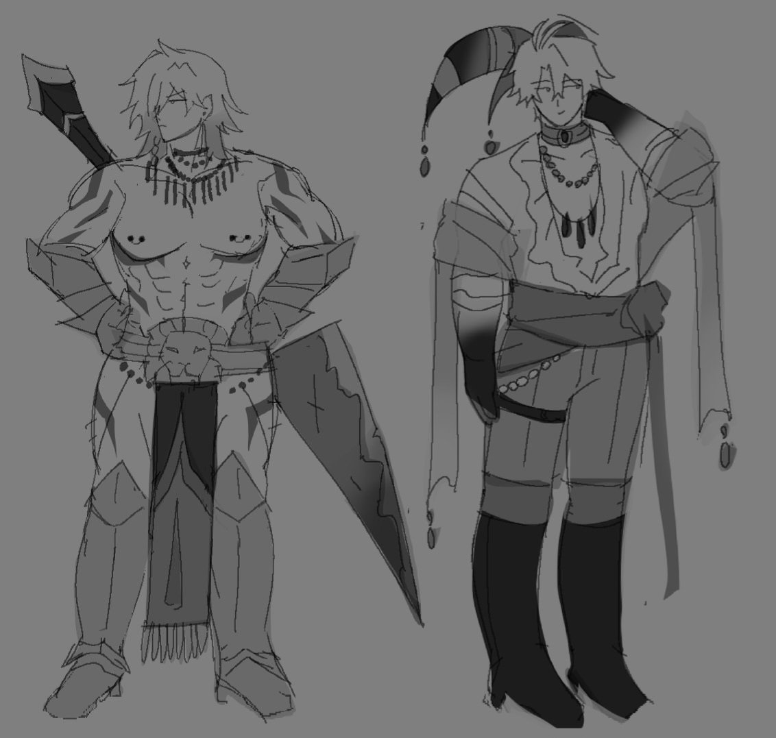 its like. demon hunter mydei &amp; demon nobleman phainon. and ummmmmmm idk what else