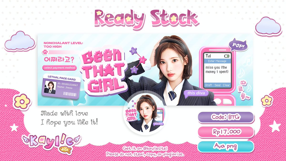 doruayaki's tweet image. Any interactions help, tysm 🎀

henlOoo 💓 aku masih ada 8 layout ready stock rs h2h yang bisa kalian jemput di @kayliesite 🌸 prici ada di pic, udah free re-text semua iaa ⭐️ yuk habiciiin 🛴🎒

Ian stella jiwoo carmen ye-on 
#zonauang