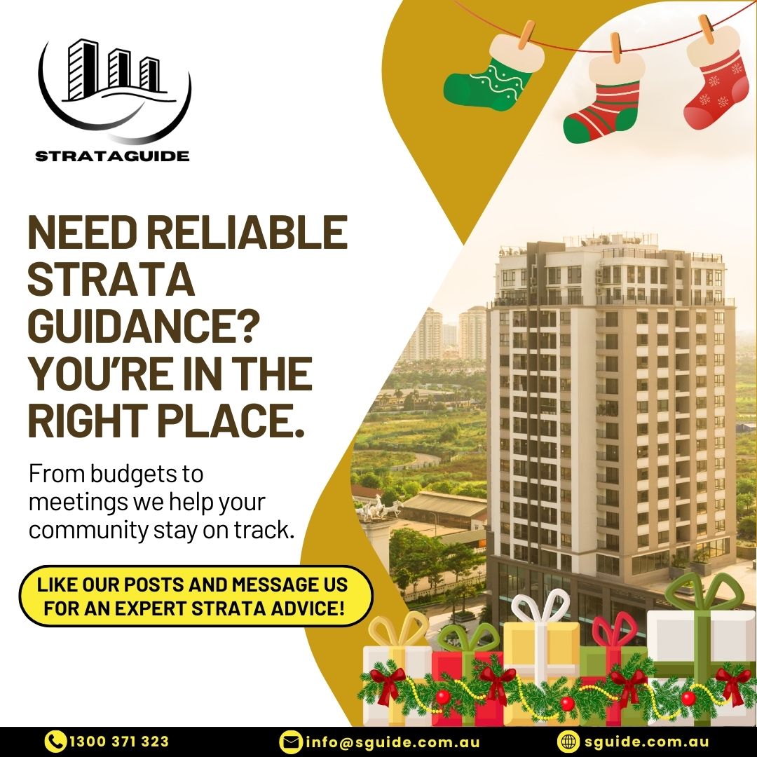 StrataGuide's tweet photo. Reliable strata guidance for your community from budgets to meetings with clarity and confidence 🌟

#Strataguide #Stratamanagement #BodyCorporate #Strataliving #PropertyManagement #StrataExperts https://t.co/vVgy8TLhN6
