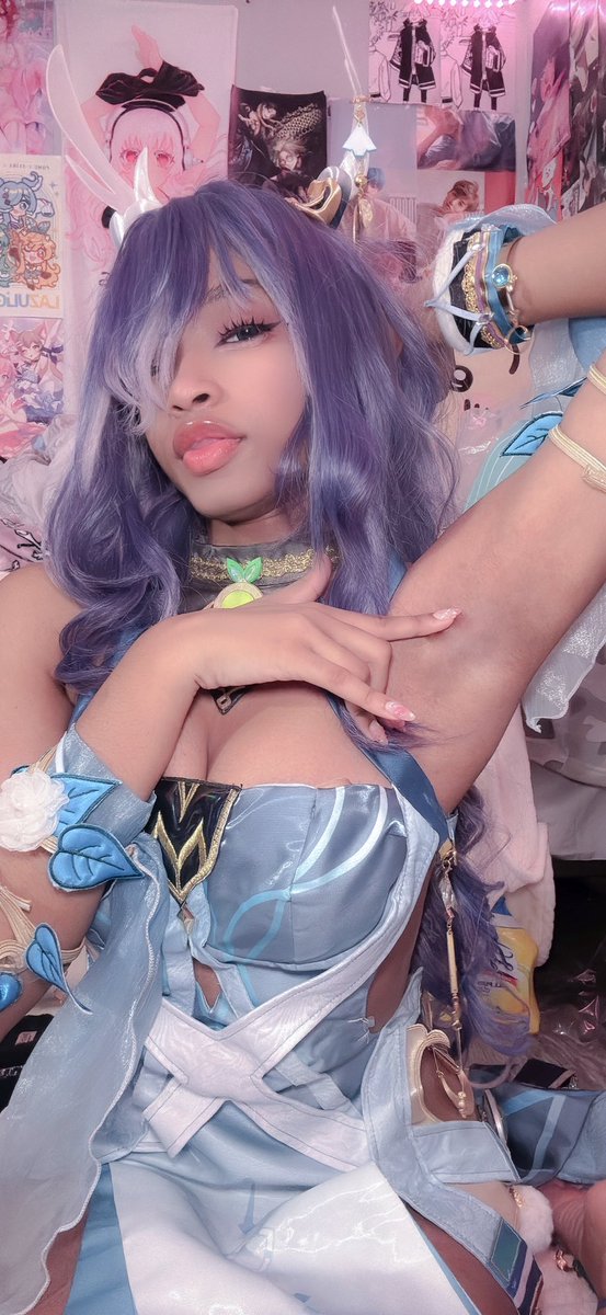 mmoomilkk's tweet image. Do we still Genshin Impact…Mama Lauma~~💙so happy with how this cosplay came out I hope you guys enjoy too ╰(*´︶`*)╯♡