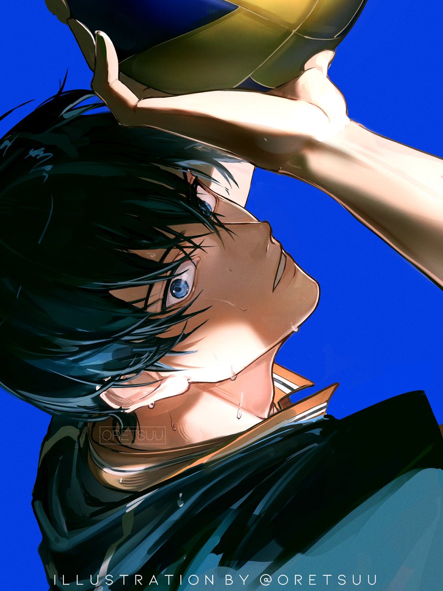 oretsuu's tweet image. Happy birthday kageyama 💙👑

#影山飛雄生誕祭2025
#ハイキュー