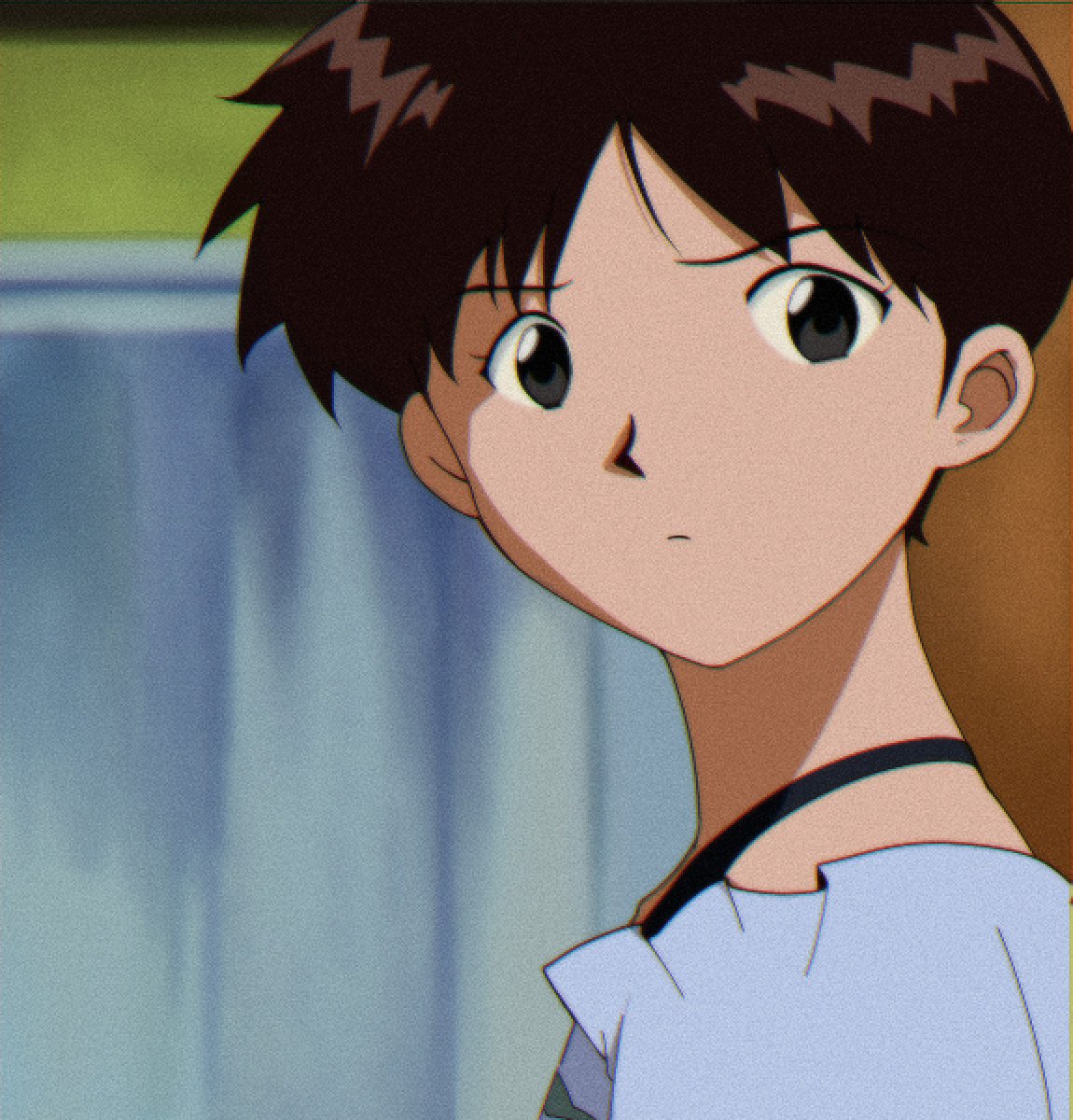 19saiyo's tweet image. I drew Shinji being a tsundere like Asuka.