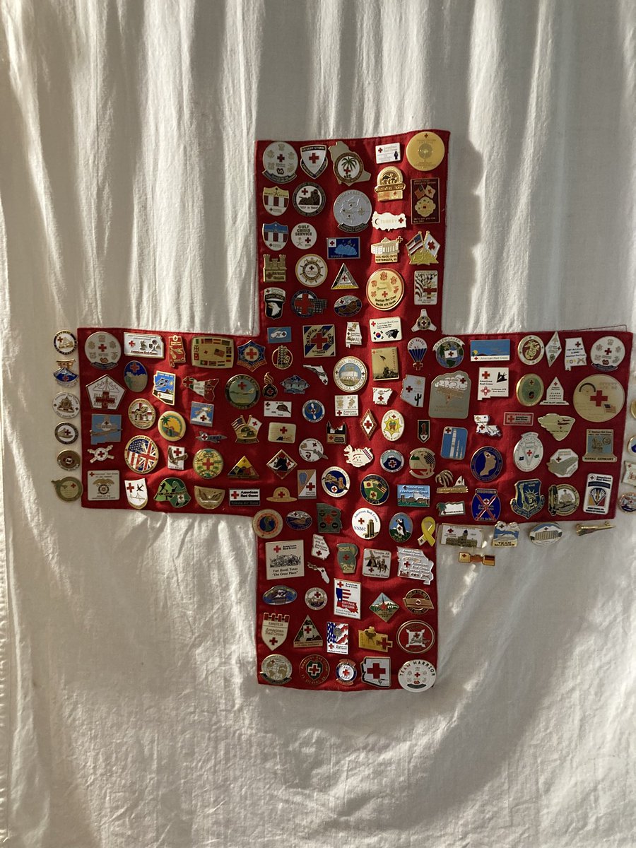 Looking for more American Red Cross Station pins that I don’t already have. Please DM me with details.