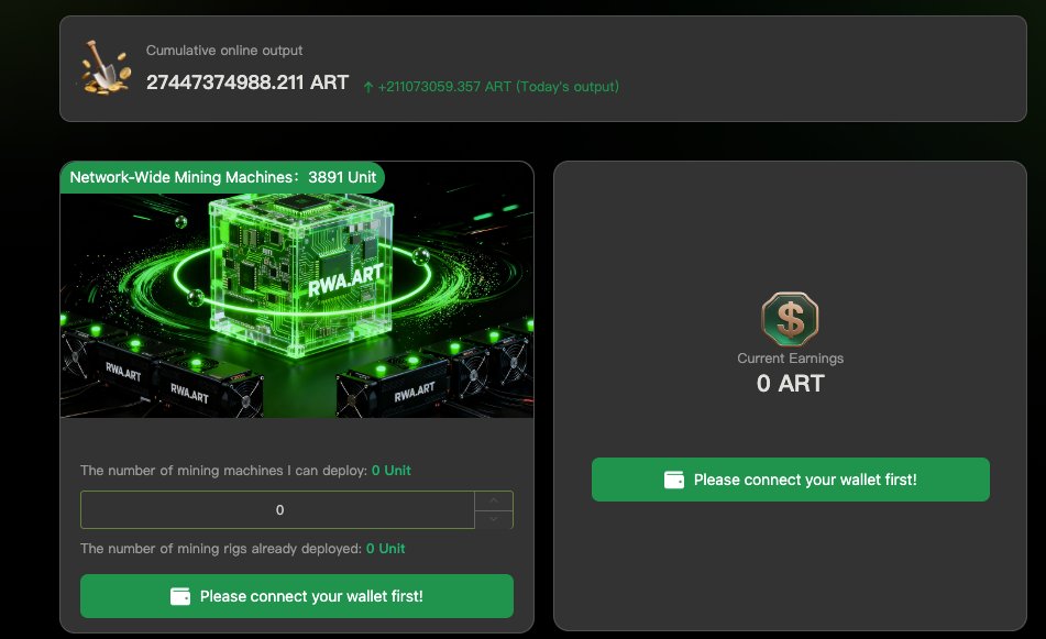 RwaArtInc's tweet photo. Network update 🚀

🔒 3,891 mining machines staked and running

⚙️ The network keeps growing, block by block.

Something is happening beneath the surface.

#RWAART #Mining #LongTermBuilding https://t.co/cfeC3ZmMqg