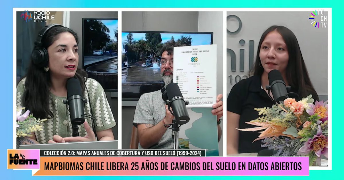 IForestalUChile's tweet photo. #ForestalEnPrensa

La coordinadora general de MapBiomas Chile, Danniela Espinoza, es protagonista de esta entrevista en La Fuente de UCHILE TV, donde aborda los datos de cobertura y uso de suelo de Chile de esta plataforma + https://t.co/EcVlCWB9Ta

https://t.co/aw7iYcwYfW https://t.co/yYE4TnZJ0c
