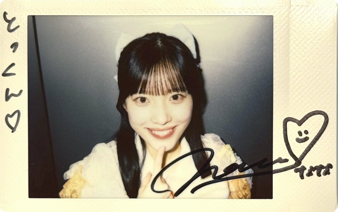 クリスマスプレゼント的なナイスタイミングでなあちゃんのサインチェキ