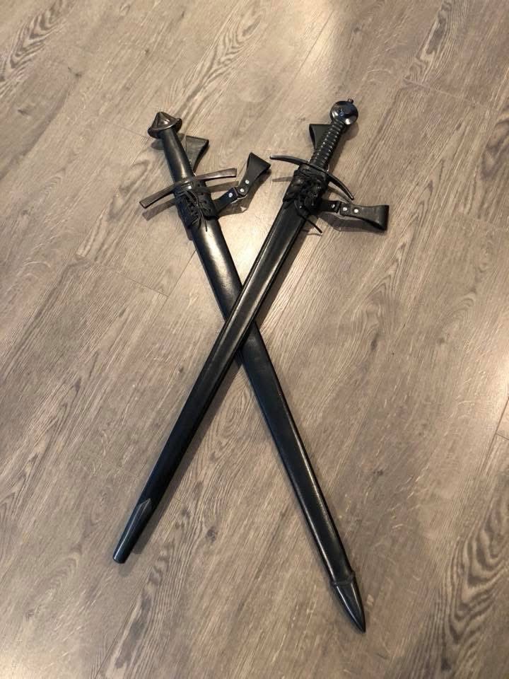 I haven’t bought a new sword since 2017…
(Cold Steel Arming Sword and Norman Sword)