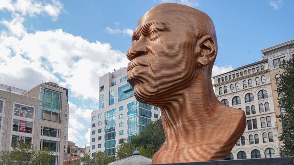 LuckyMcGee's tweet photo. George Floyd was a violent drug addict piece of shit, but y’all erected multiple statues in his honor. Respectfully, GFY. https://t.co/IB4lzKuVQc