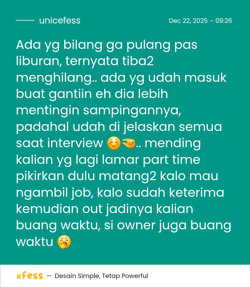 UNNES MENFESS🍌 tweet media