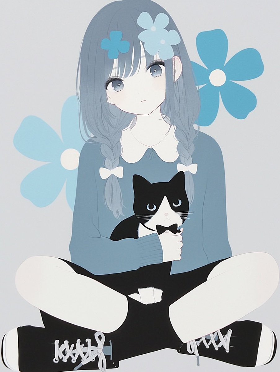 Post by 海老@AIイラスト🦐 on X: 🐈‍⬛🎀