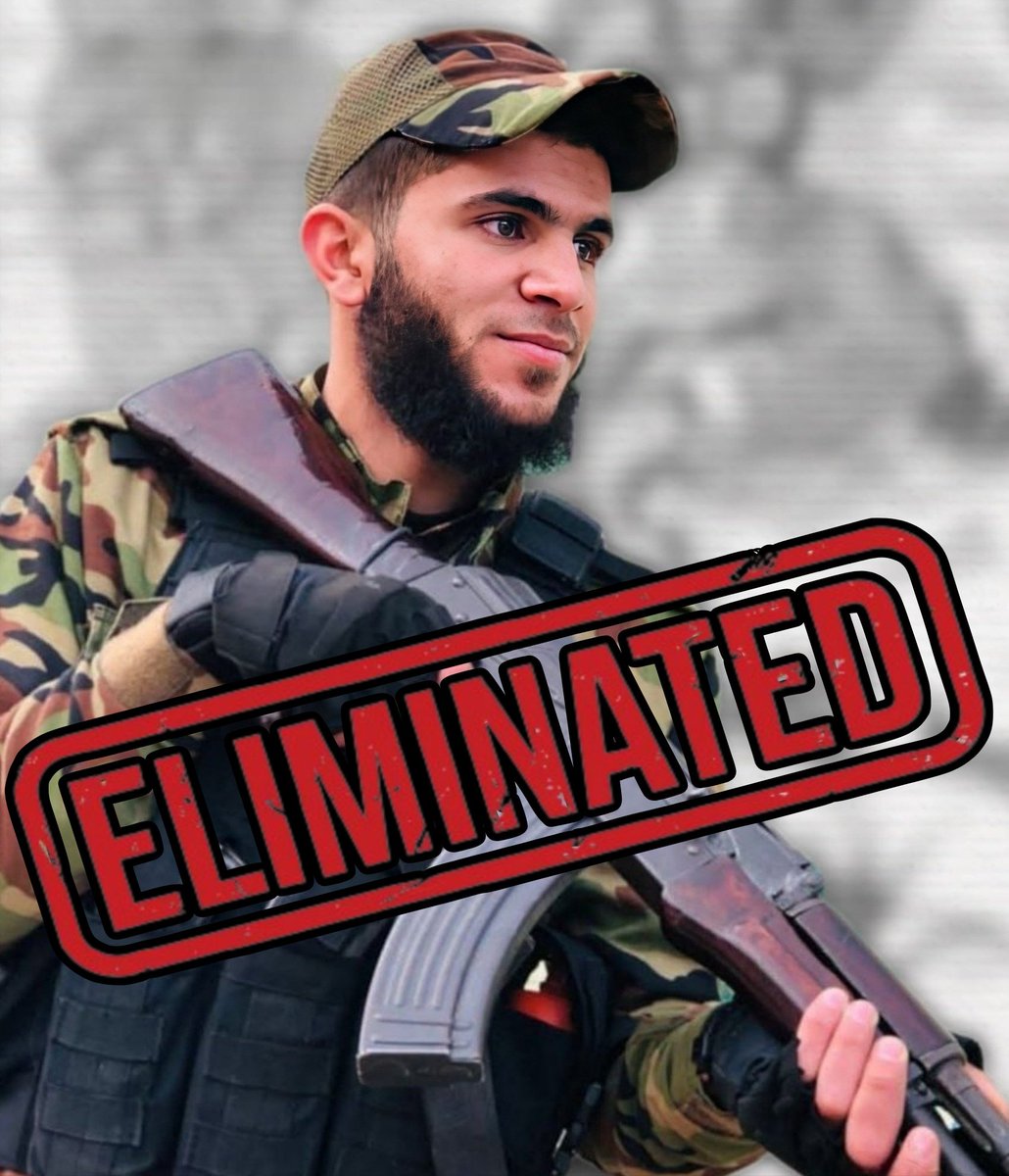 ELIMINATED ❌️ 

The Hamas terrorist Mu’min Abd al-Rahman was permanently neutralized by the Israeli Defense Forces in the Gaza Strip.

ONE. BY. ONE. 💥