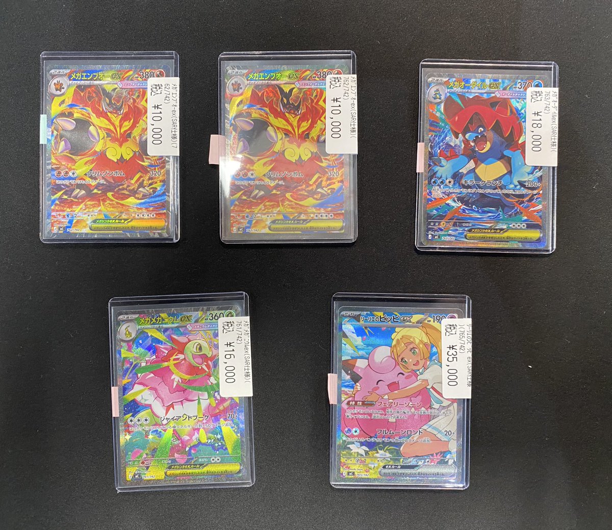 ポケカ】メガエンブオーex SAR仕様 進化ラインセット MC 762/742