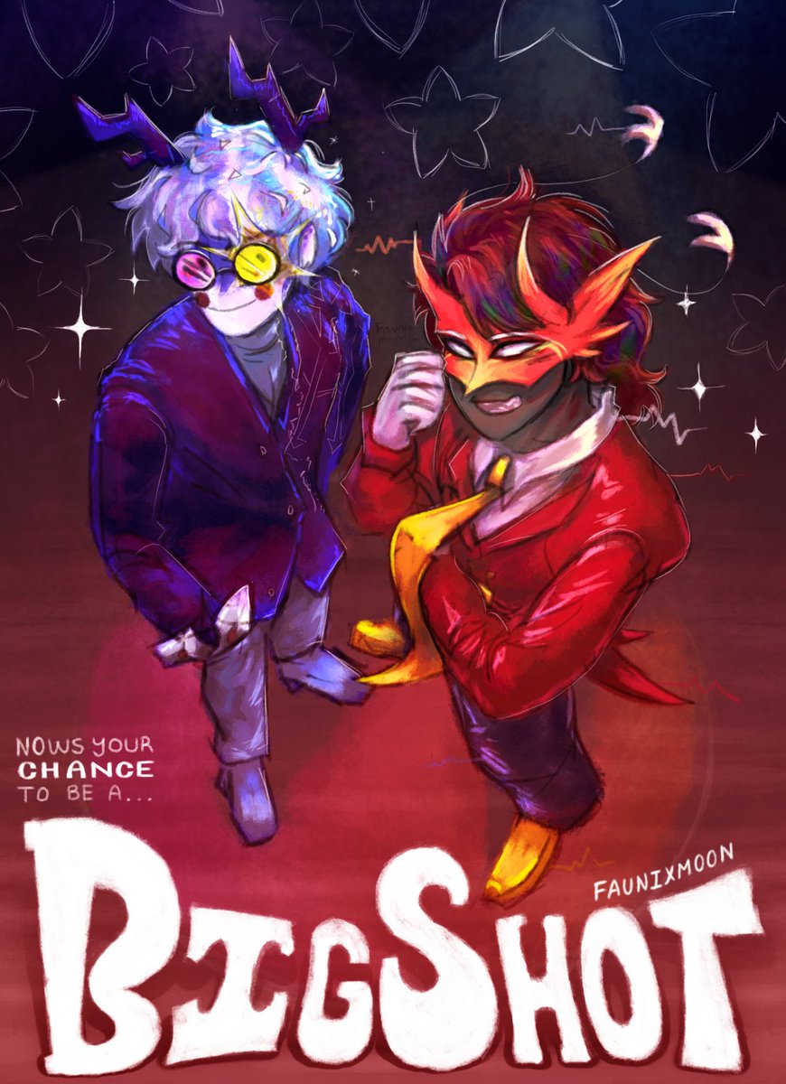 IT'S TV TIME! with my friend and I's OCs :D #deltarunefanart #ocart