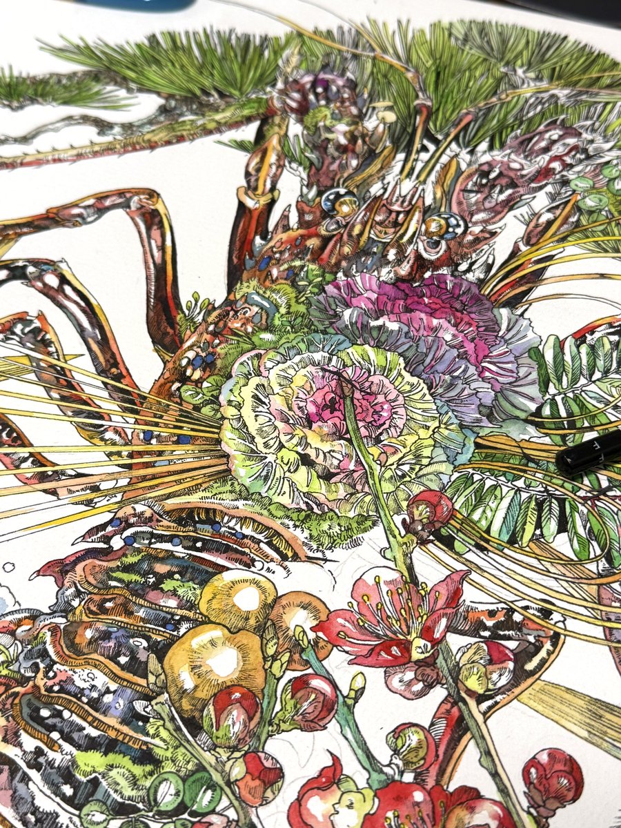 レトルト×マツダケン複製原画 ゲーム実況者レトルトさんの15周年記念イベント・レトセトラに