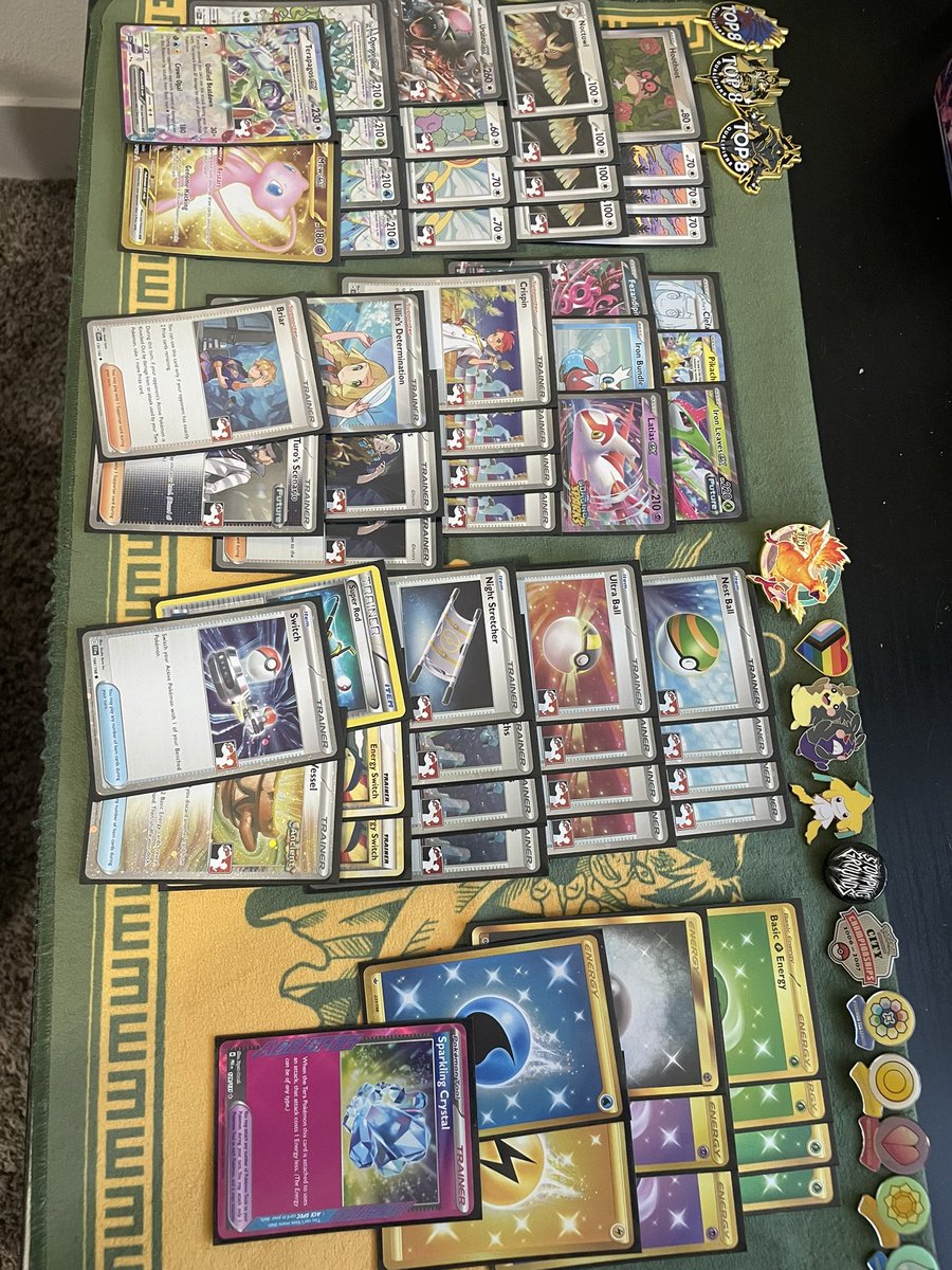 Got 2nd place today with Terra box.. lost to a misplay on my part which was completely avoidable.. however I still had a lot of fun figuring out the deck
#playpokemon