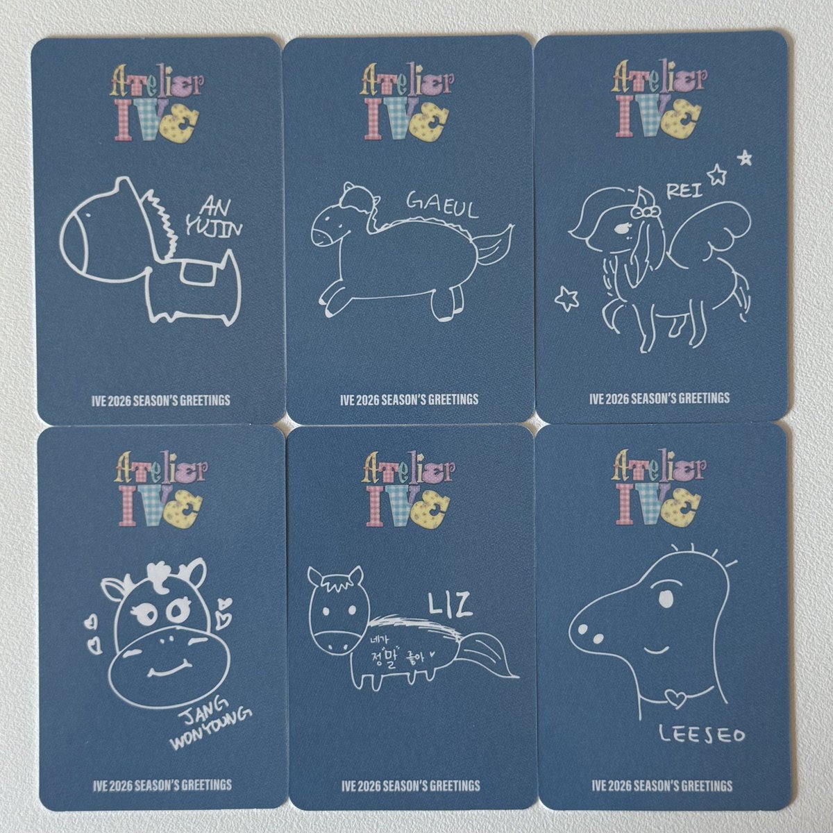 anyujinss2's tweet photo. The difference of IVE members drawing horse 🤣 https://t.co/64s1HZndtF