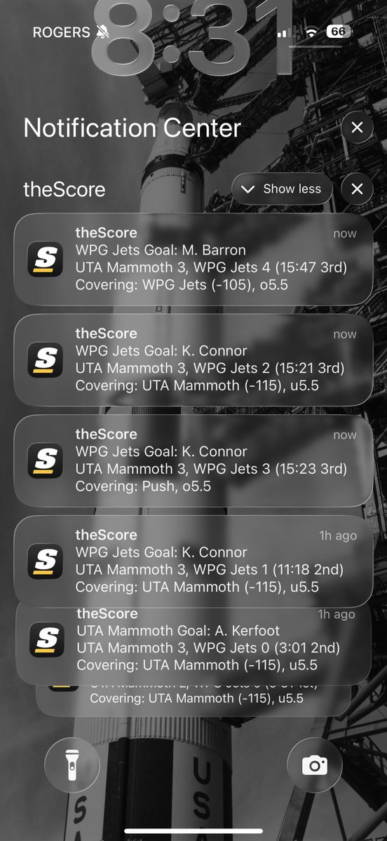 I think <a href="/theScore/">theScore</a> is drunk.