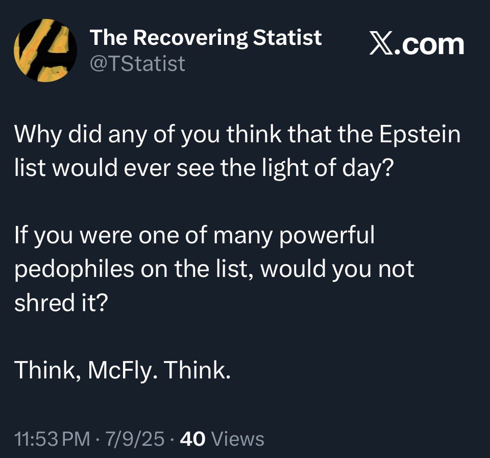 I stand by my post from July.