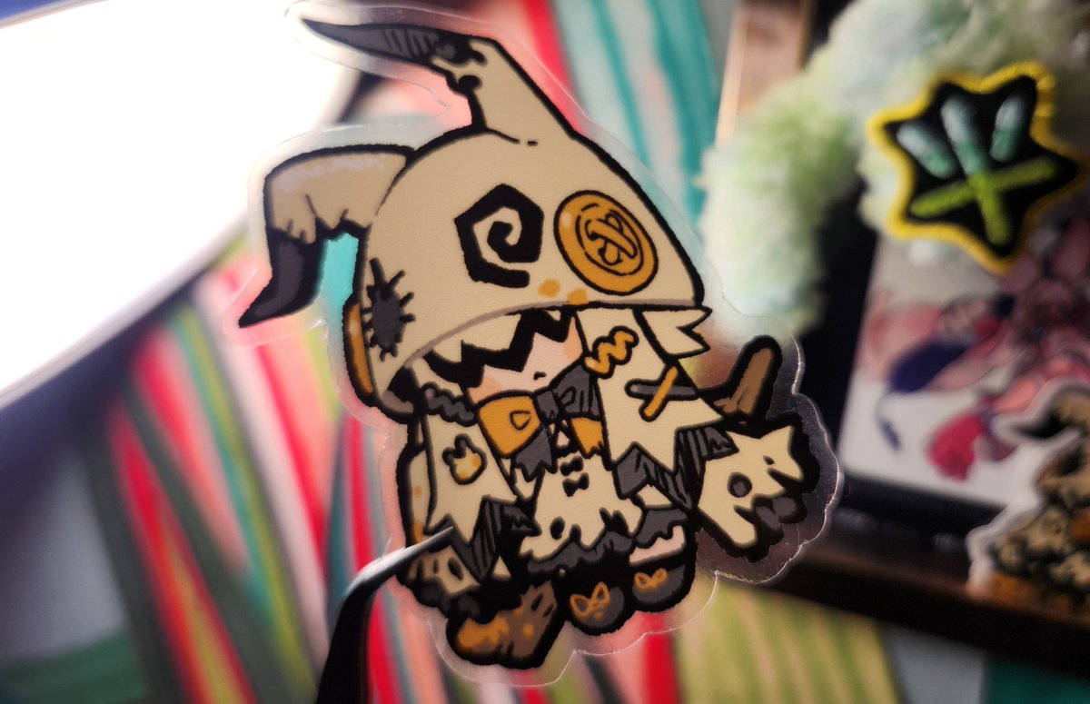 ノベルティー届いた！耐水ステッカー