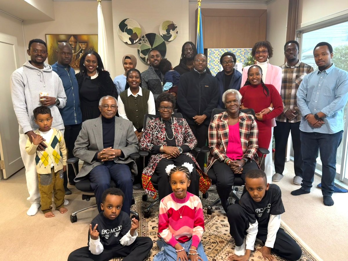 The Embassy of Rwanda in Tokyo hosted the Rwandan Community for the 2025 Year-End Gathering at the Embassy. In her remarks, Ambassador <a href="/mmukasine/">M Claire Mukasine</a> highlighted Rwanda’s progress and development achievements, and underscored the vital contribution of the Diaspora. Community members