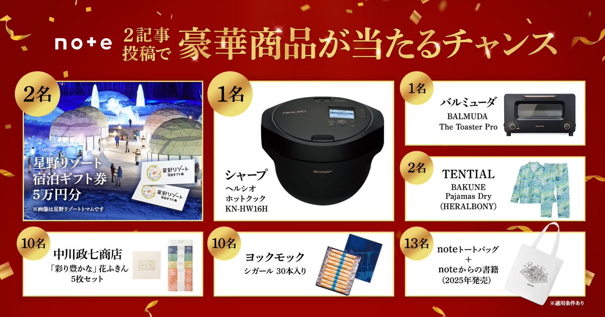 コルディオプレミアム5万円宿泊券✨ 賞品一覧＞ ▽星野リゾートより @HoshinoResorts 星野リゾート宿泊