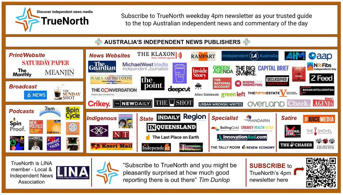 deniseshrivell's tweet image. Support independent media. 

Subscribe to them. 
Donate to them. 
Share their articles &amp;amp; commentary.
 
And sign up to TrueNorth too! 

This is how we make a difference 🙌🙌 #auspol