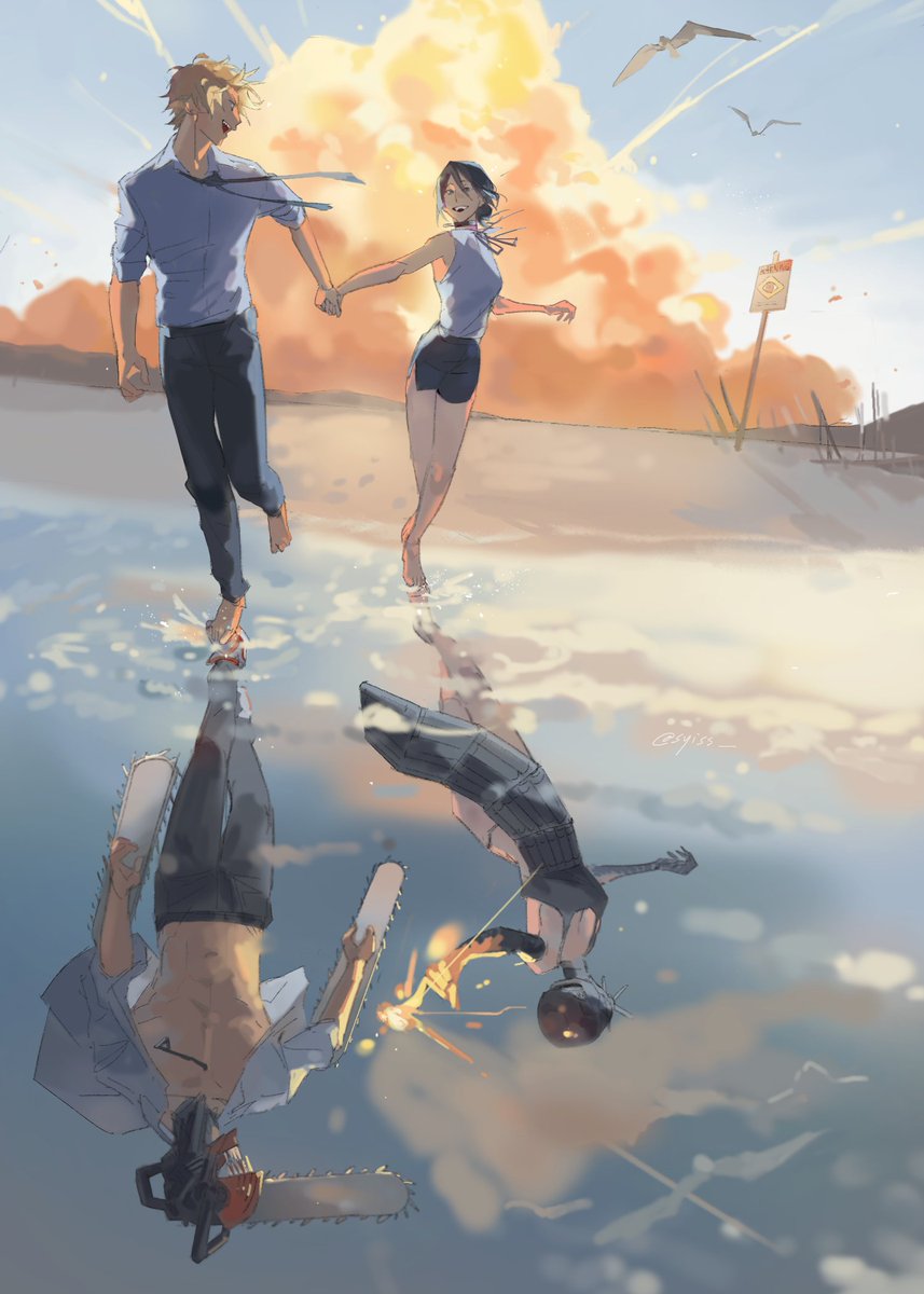 let's run away, reze #chainsawman