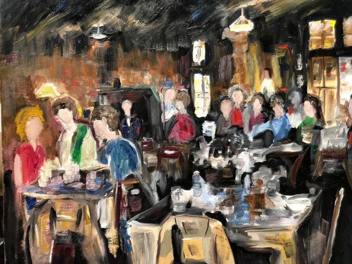 RGF52's tweet image. Art of the Day! "The Restaurant". Buy at: ArtPal.com/robertgfishman…