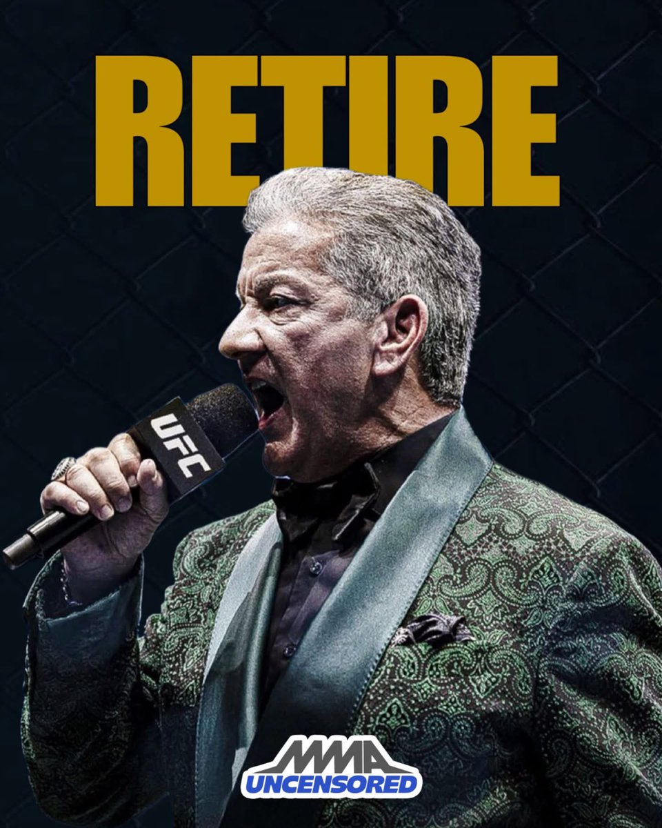 MMAUNCENSORED1's tweet image. Bruce Buffer will NOT retire until UFC 400 and believes he can do his job at an elite level for 8-10 more years 🎙️ 🙌