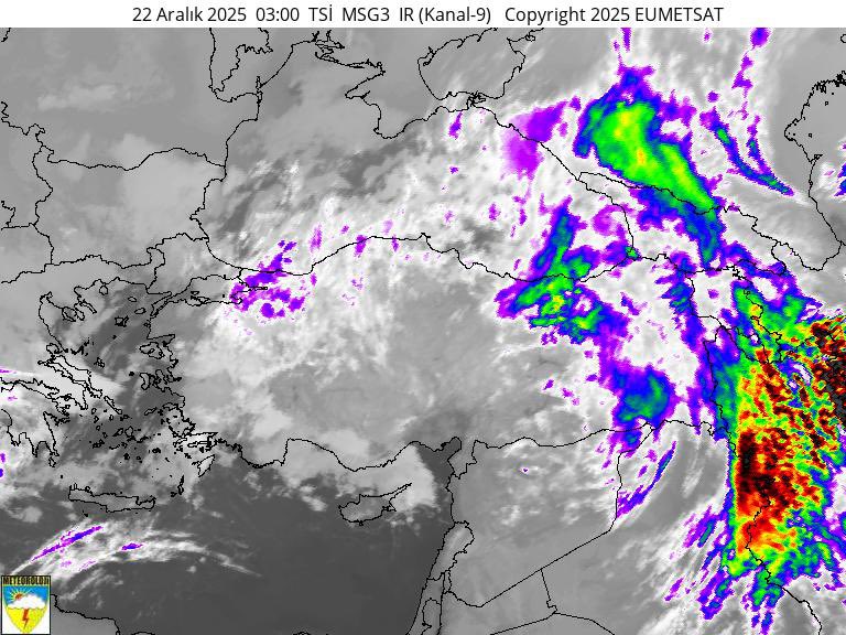 2025年12月22日(月) 12:00 UTC / 15:00 TSİ / 21:00 JST 衛星画像