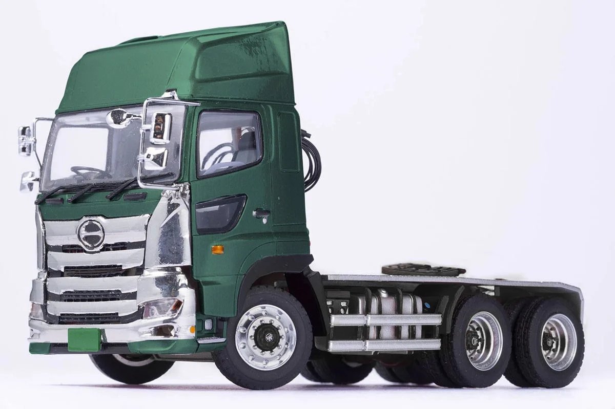 1/50 HINO PROFIA SH4×2・TRAILER/KEN KRAFT 大型トラック「日野プロフィアSH 4×2」の1/50完成品モデルにライト