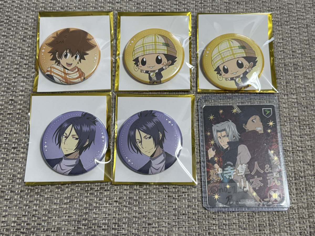 家庭教師ヒットマンREBORN!　アニメイト　ジャンプフェスタ　缶バッジ 家庭教師ヒットマンREBORN! トレーディング缶バッジ（全6種のうち