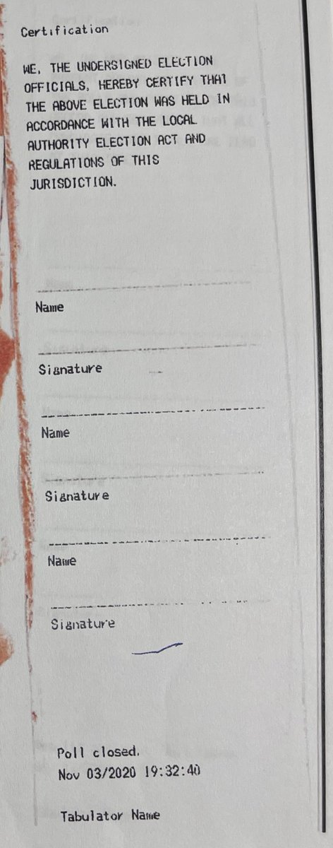 DavidShafer's tweet image. For those confused by the back and forth, here is the unsigned certification from one of the Fulton County tabulation sheets from 2020. In total, 315,000 votes from uncertified tabulation sheets were included in the final count.