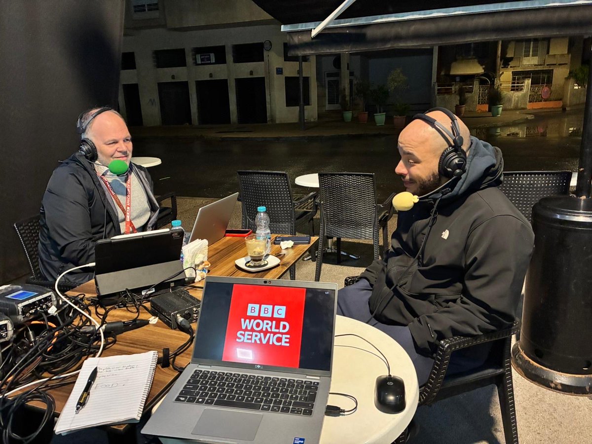 MezahiMaher's tweet photo. If you’re up, we’re live on BBC World Service, Newsday with @JamesCopnall https://t.co/vHzidop3bZ