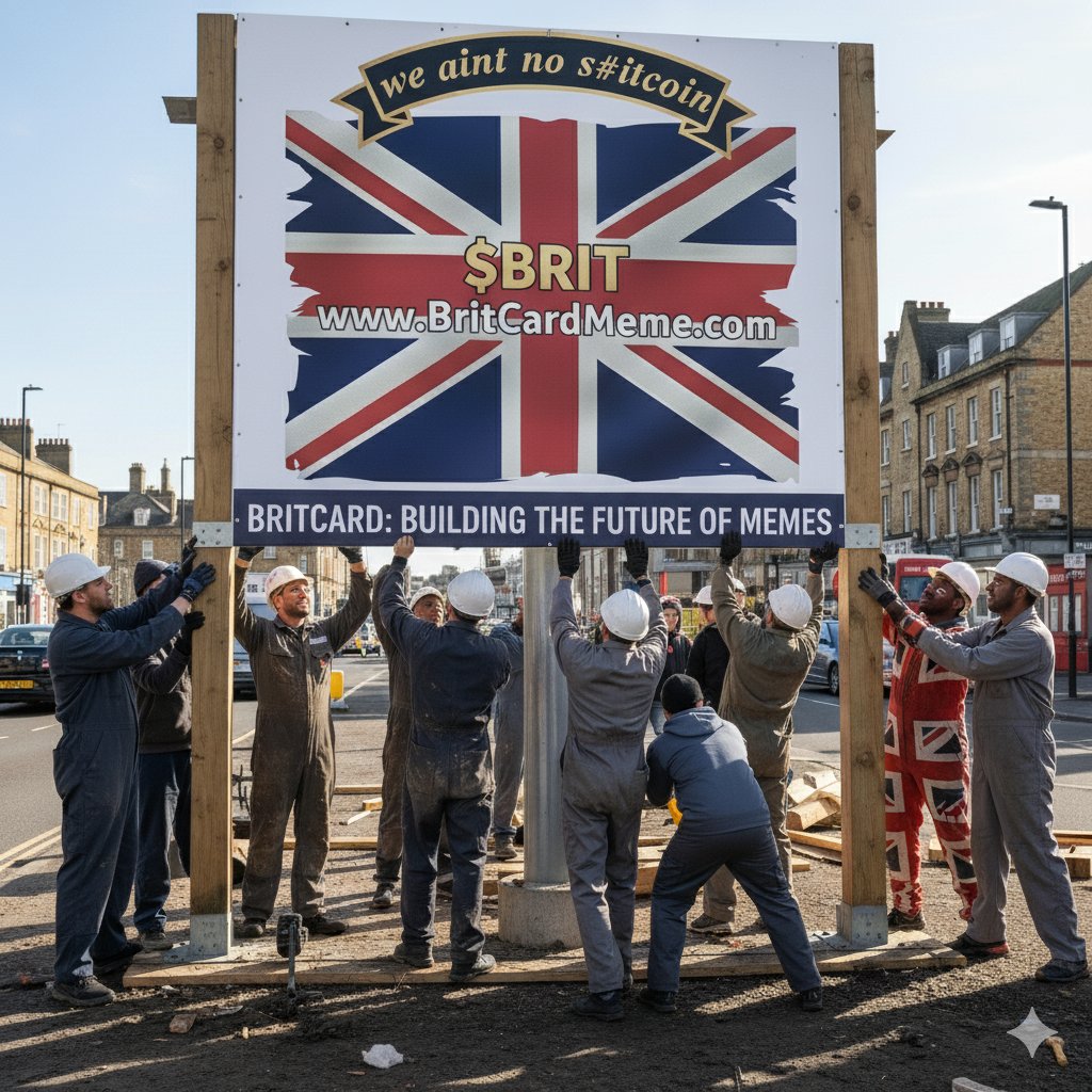 2026 is stacked for $BRIT.

A new game drops. Ecosystem gets bigger. NFT collections nobody else dares to try.

While others recycle the same old tricks, BritCardMeme comes in as the wolf amongst sheep.

This is the year memecoins get a real shake-up.