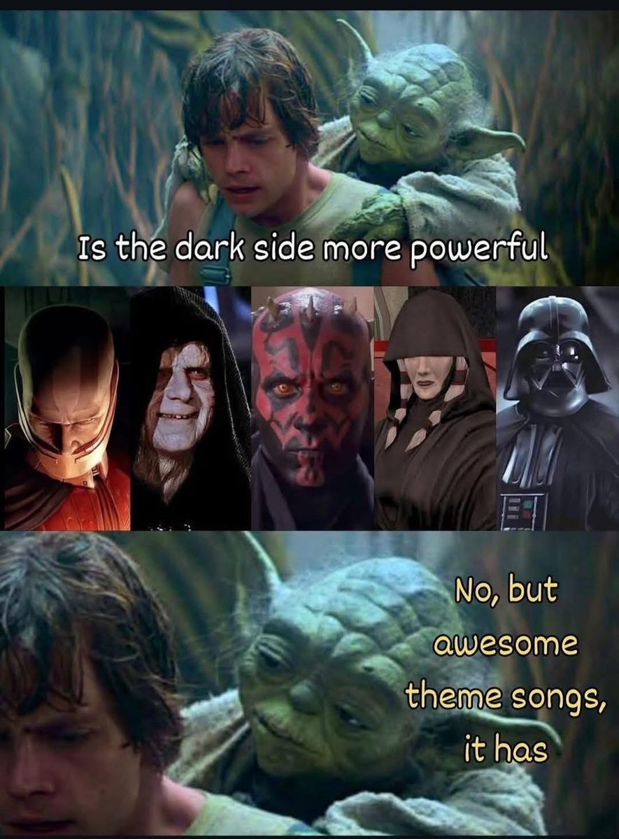 SWCultureLive's tweet image. The Dark Side rocks! 🤘🎶