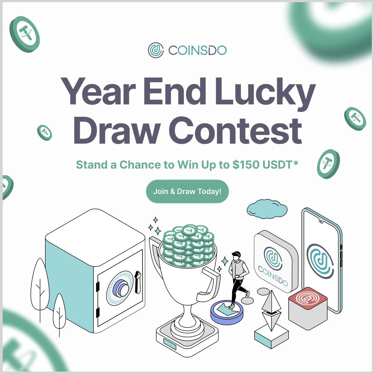 🎄✨ Festive Lucky Draw ✨🎄

This festive season, we’re giving back with a USDT lucky draw 🎁

Enter here: tinyurl.com/9n9jvy99

Prizes up for grabs:

🥇 150 USDT
🥈 100 USDT
🥉 50 USDT

⏰ Entries close 4 January

✨ Optional bonus:
Leave a CoinWallet review on the App Store