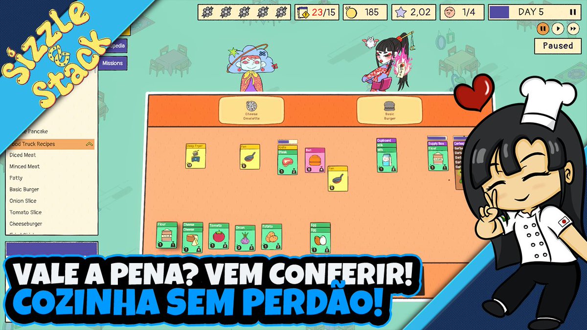 Itstsubaki_tv's tweet photo. 🍳🧠 Sizzle and Stack me enganou bonito
Parece simples, mas vira um puzzle estratégico que te obriga a pensar vários passos à frente.
Fiz uma review jogando e explicando!
👉 Assista aqui:
🔗 https://t.co/tBSXnFT1An
#SizzleAndStack #PuzzleGame #IndieGame #Review #Youtube https://t.co/4Sg1TlJWhL