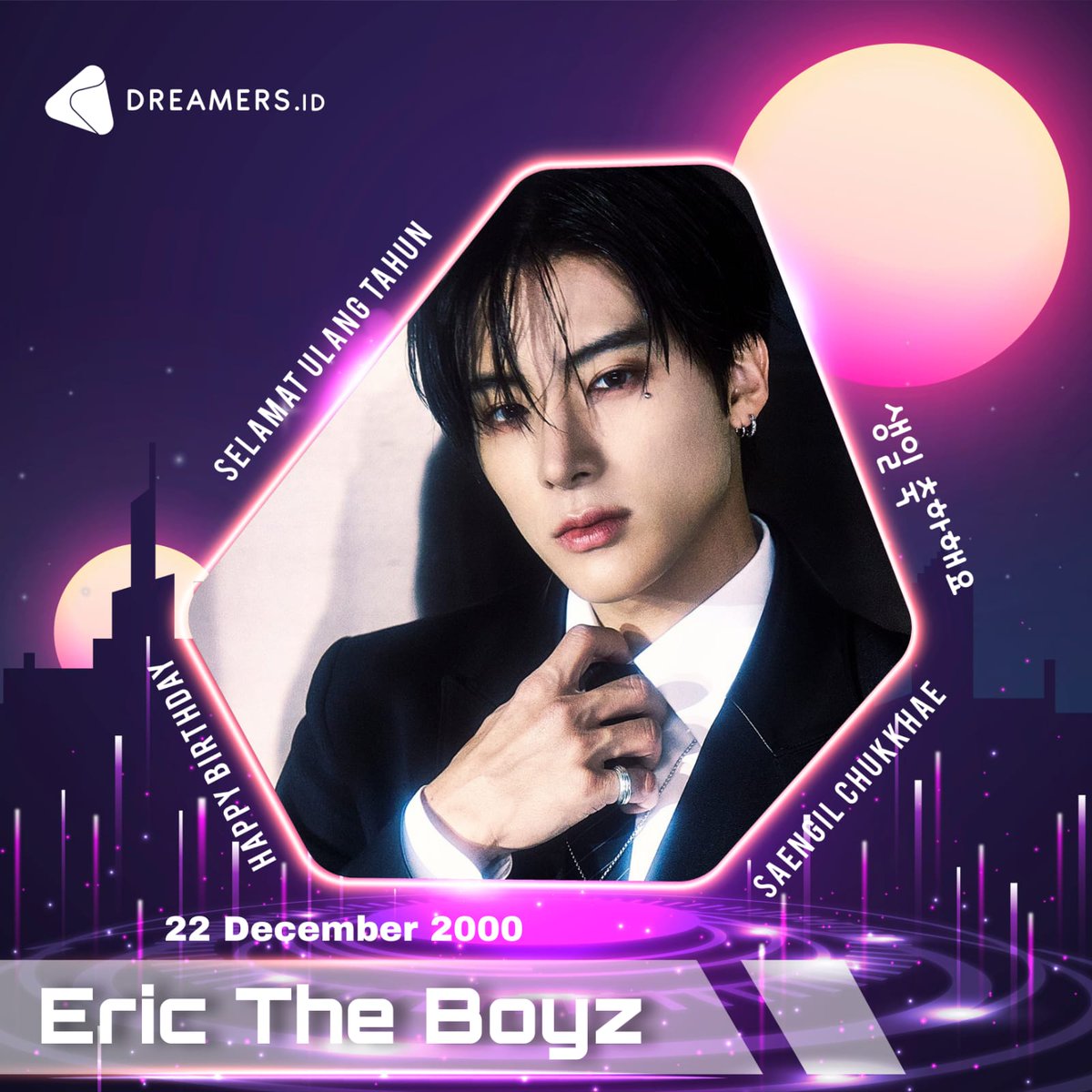 Happy Birthday Eric THE BOYZ! 🎂🥳❤️ @THEBOYZ_officl May your