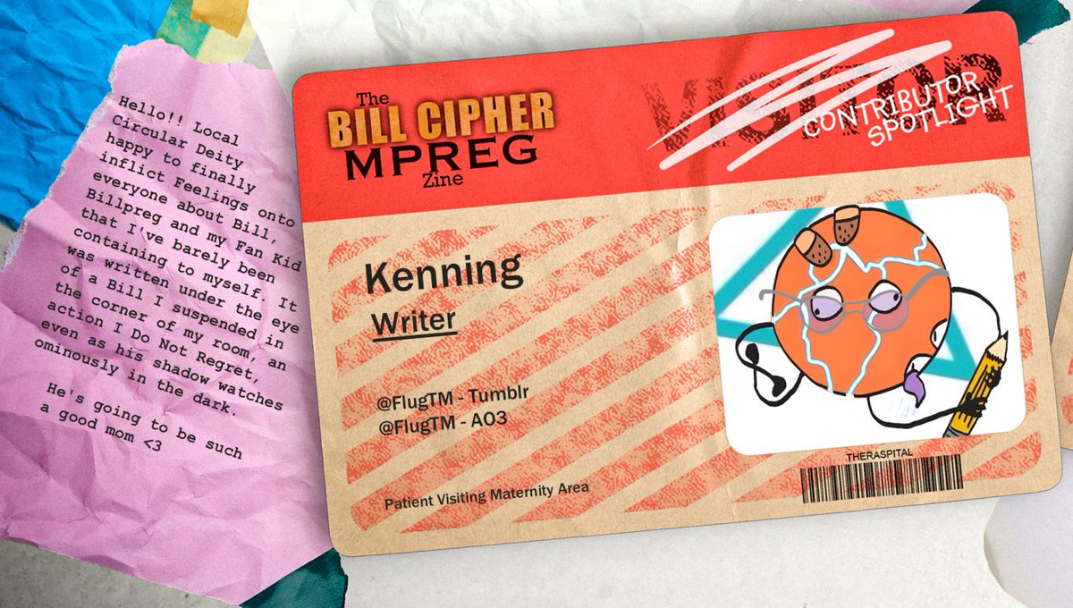 The Bill Cipher MPREG Zine tweet media