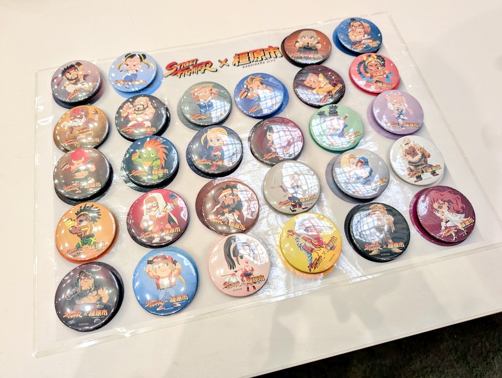 本日こちらの缶バッジ配布！ 数量制限あるので、急げ〜！