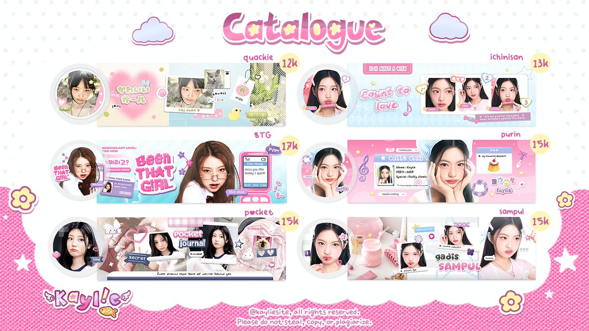 doruayaki's tweet image. ♫   022  ʾ ๑👚🍥⠀rt(s) are cherished!⠀♥︎⠀#zonauang

(⠀mi cherish kiosk: open⠀) 💭🌷 “...살살!”⠀for lovers of trinket charms, this space offers fancy profile layout ☆ 제발 check full catalogs on @kayliesite! __ :3 🐇🎼 ⁺ ᪈   come there  🍀