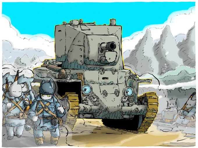 ただ間違えて貰っては困るのは他国の戦車も格好良いのだ何処か一つとは決められない