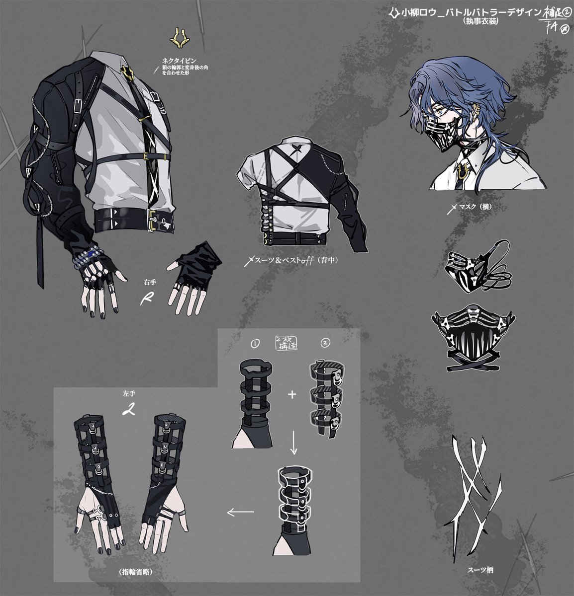 【FA】デザイン補足です🐺