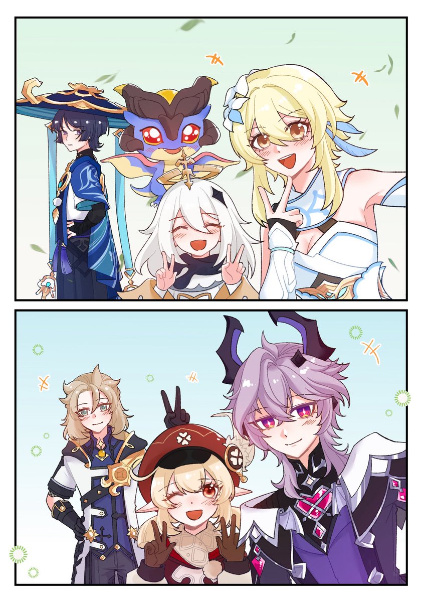 momotomi000's tweet image. ドゥリンのそばにいつだって優しい人いっぱいだね、グ〜
#原神 #genshinimpact #HoYocreators #genshinlove
#Albedo #アルベド #Klee #クレー #ドゥリン #Durin
#蛍 #Lumine #Paimon #パイモン #Wanderer #放浪者