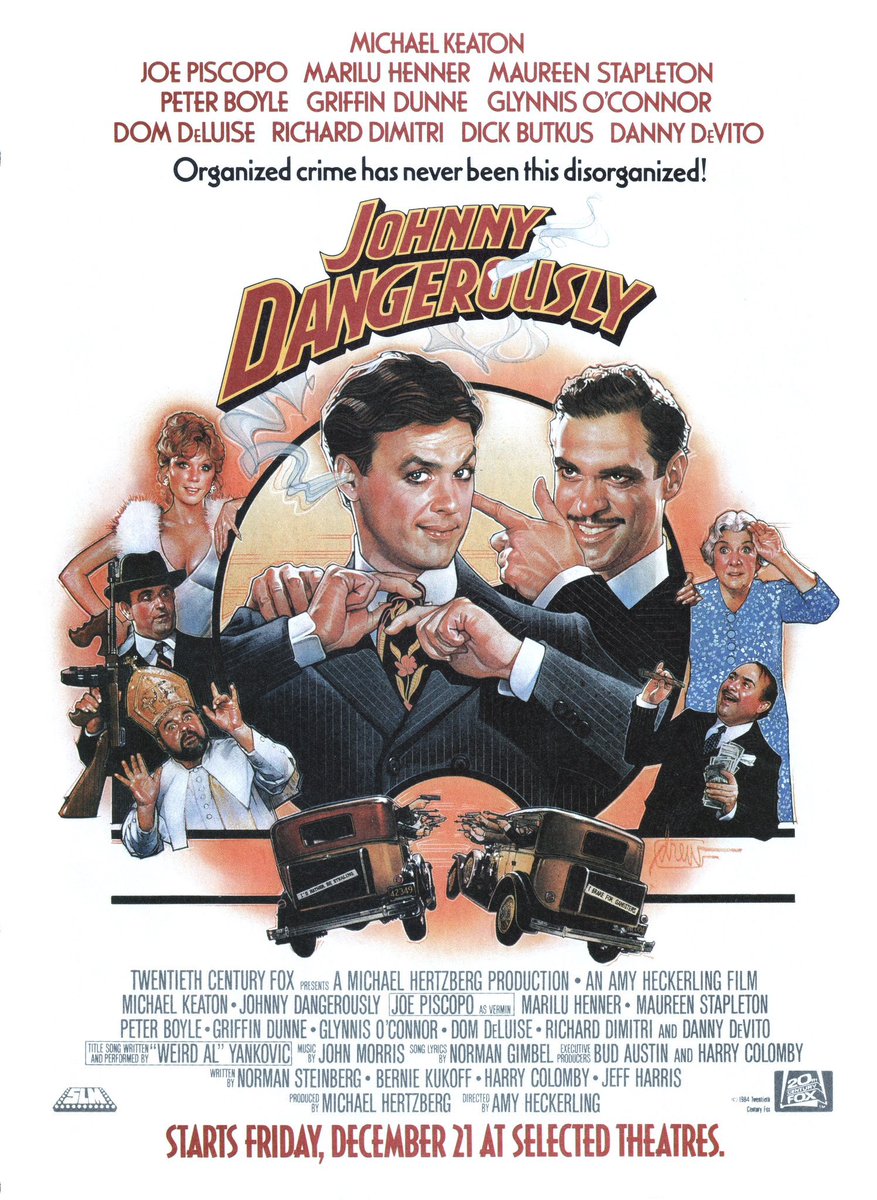 RetroNewsNow's tweet image. 🎬 ‘Johnny Dangerously’ opened in theaters 41 years ago, December 21, 1984