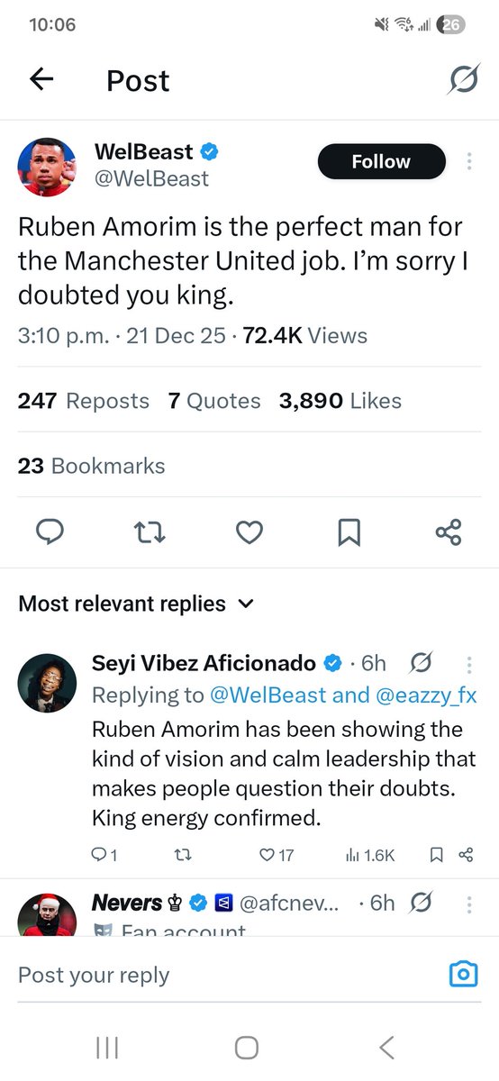 Wondyem's tweet photo. @BillyMeredithMU That is it bro, you achieved your goal, Bravo https://t.co/LcJ2w7ynsr