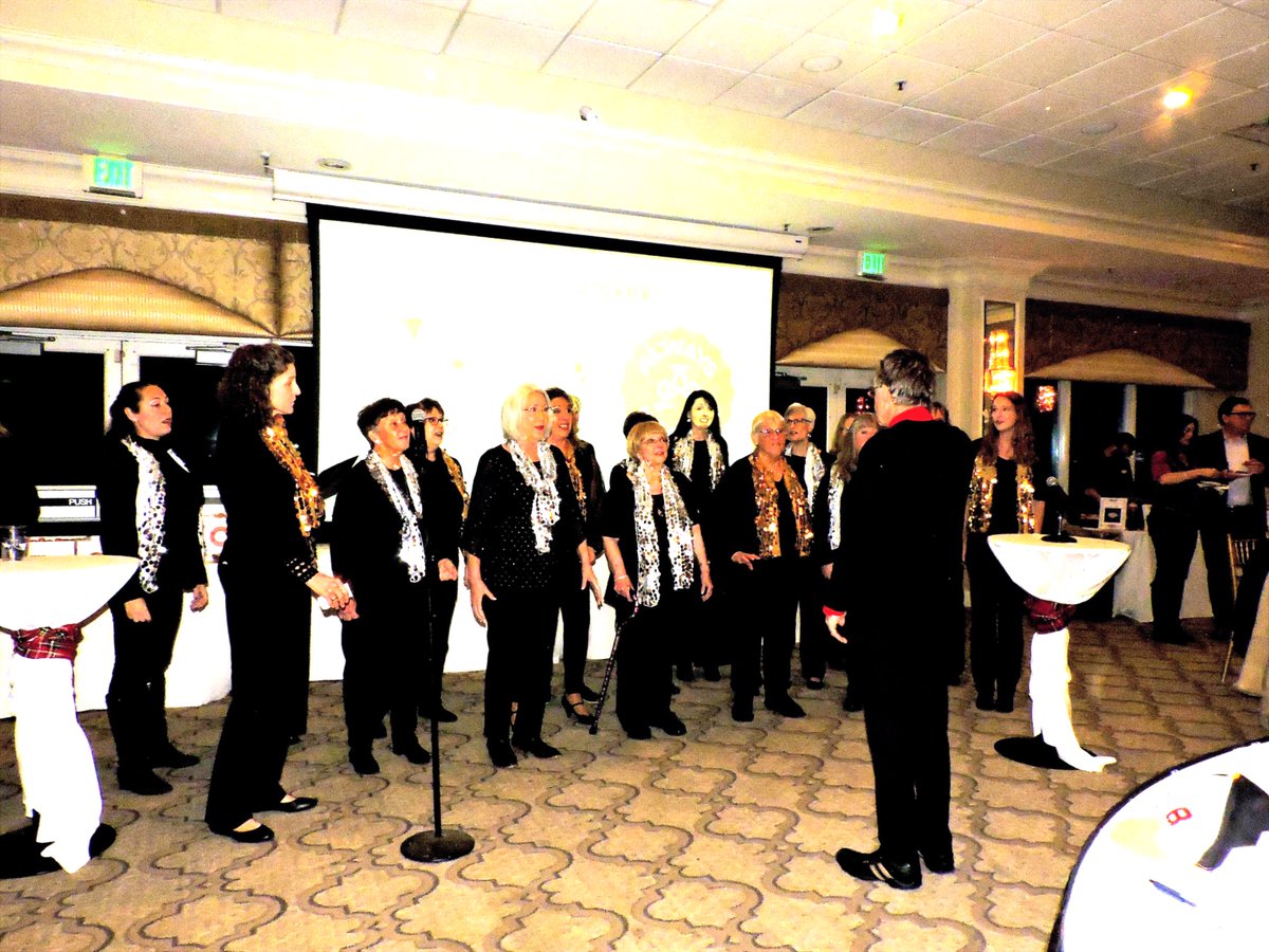 <a href="/gspacc/">GSPACC</a>'s 15th Annual Holiday Taste &amp; Sip Extravaganza in #SevernaPark featured two choruses.  The #HarborCityMusicCompanyShowChorus is below singing carols.   Severna Park residents spoiled for choice for Christmas events with one more to come – sharonleestable.com